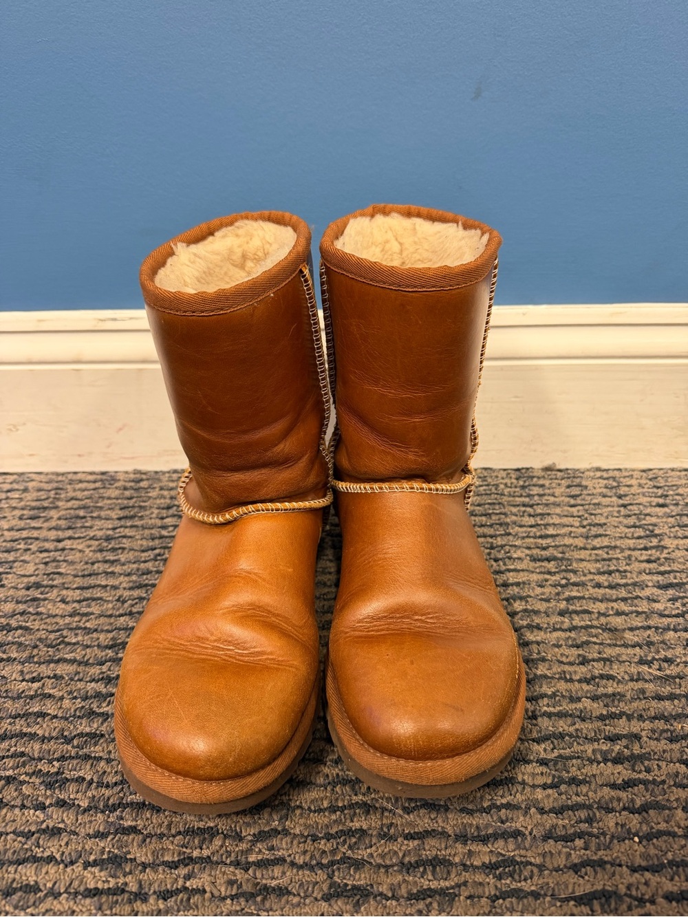 Women’s Tan Cozy Faux-Shearling Winter Boots